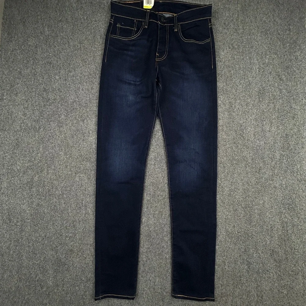 Levi's 512 Slim Taper Jeans Mens 30x34 Dark Indigo Stretch Flex Denim Pants